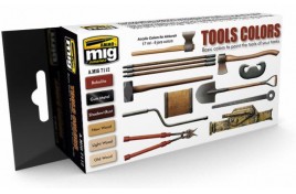MIG-7112 Tools Colours Paint Set